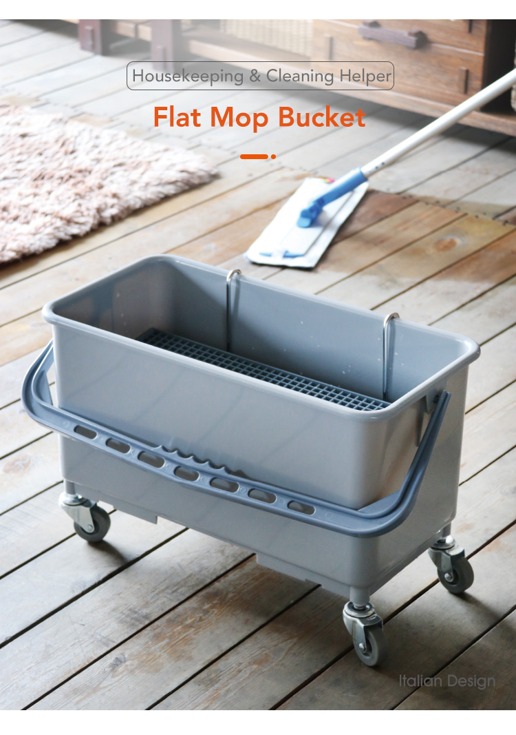CT Flat Mop Bucket - Cleanic Cleaning Equipment